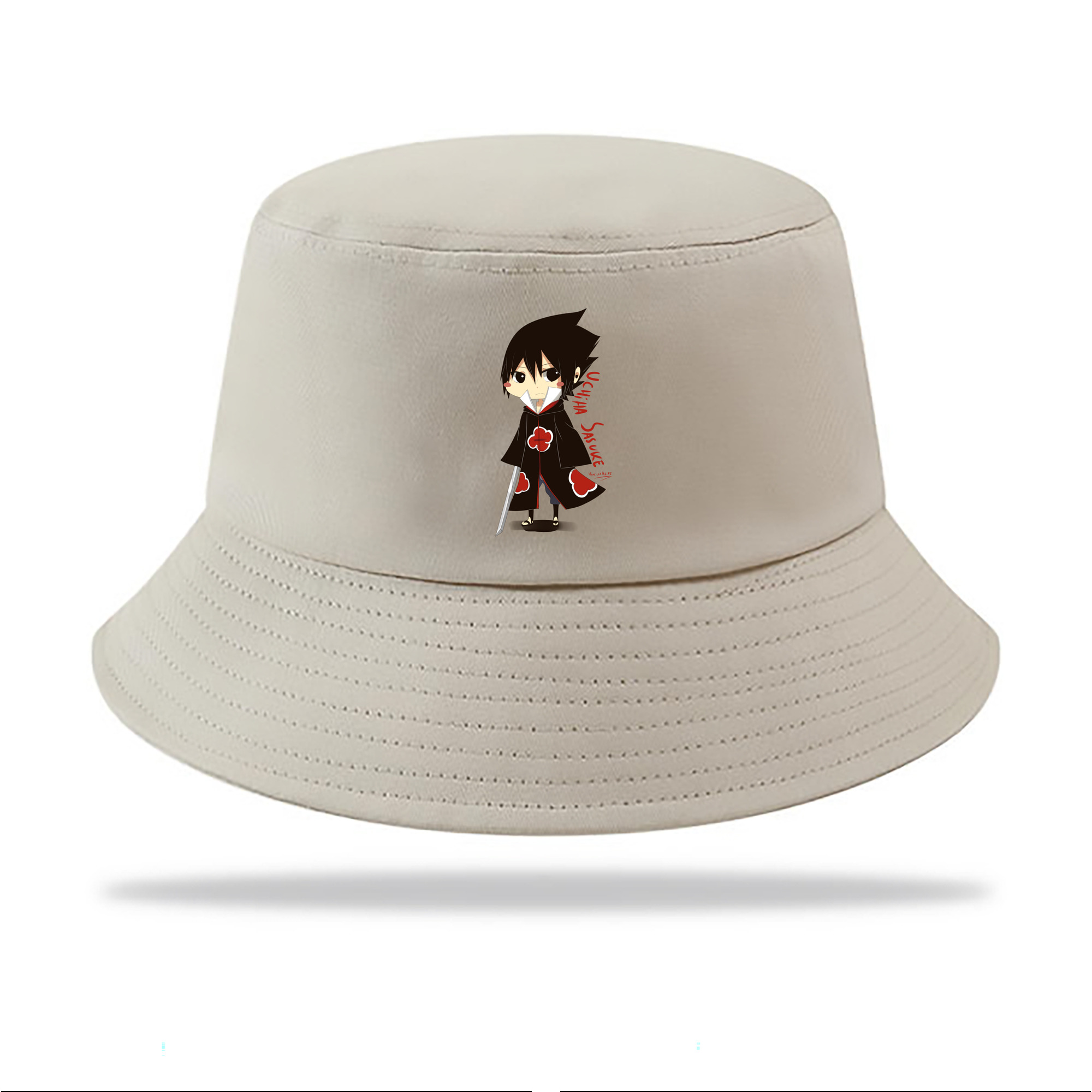 （画像用） NARUTO -ナルト- うちは サスケ Uchiha Sasuke アウトドア日除けバケットハット